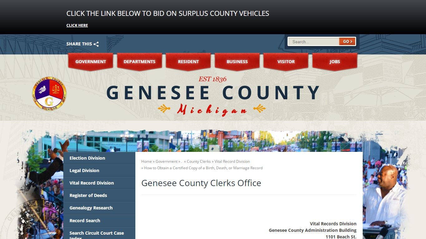 Genesee County Clerks Office